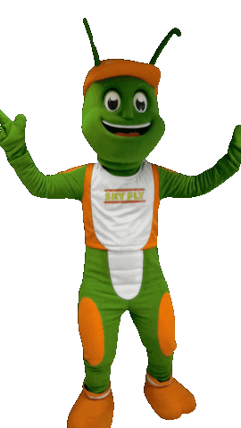 Excited Fly Sticker by Sportlermarketing