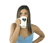 Coffee Drink Sticker by Fefi Oliveira
