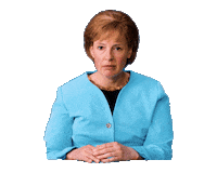 tibber_deutschland merkel deepfake tibber headshaking Sticker