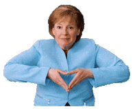 tibber_deutschland merkel deepfake raute tibber Sticker