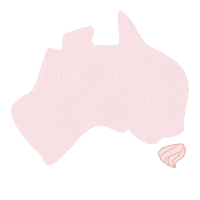 dolce_organico pink australia local sweets Sticker