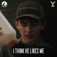 He Likes Me Paramount Network GIF by Yellowstone