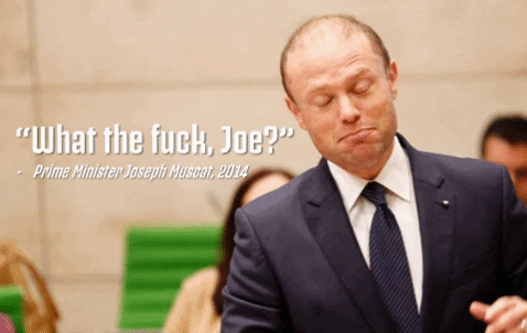 giphygifmaker wtf joe malta joseph GIF