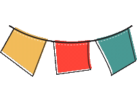Flags Sticker by Camp Korey