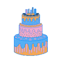 Happy Birthday Party Sticker