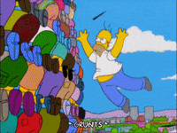 scared homer simpson GIF