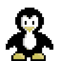 Bird Penguin Sticker by Kazerlelutin