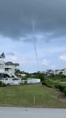 Waterspout Spotted in North Carolina Beach Town