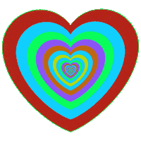 i love you hearts Sticker