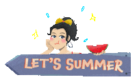 Hang Out Girl Sticker