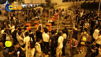 Protesters Build Bamboo Barricades to Block Hong Kong Police