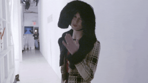blow kiss nyfw backstage GIF by NYFW: The Shows