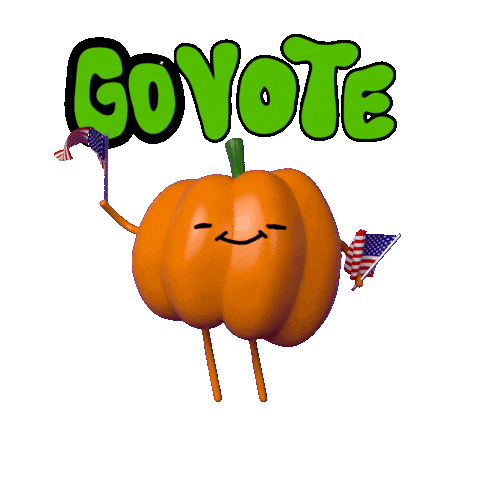 Halloween Vote Early Sticker by #GoVote