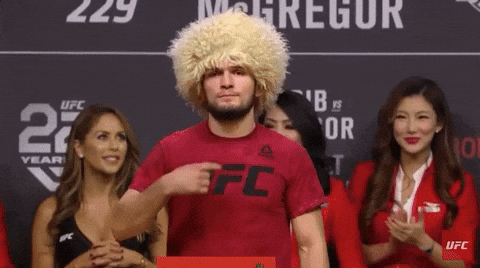 Weigh In Khabib Nurmagomedov GIF by UFC