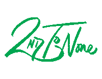 Green And Black Script Sticker by 2nd To None