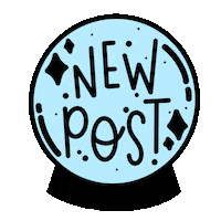 Swipe Up Crystal Ball Sticker by rainydayink