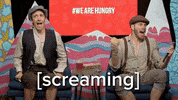 roosterteeth screaming rooster teeth on the spot GIF