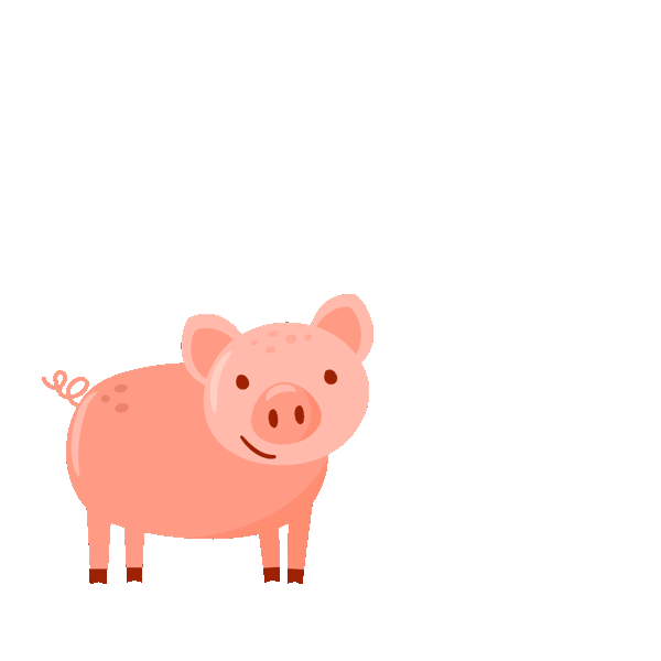 vegan pig Sticker by PETA
