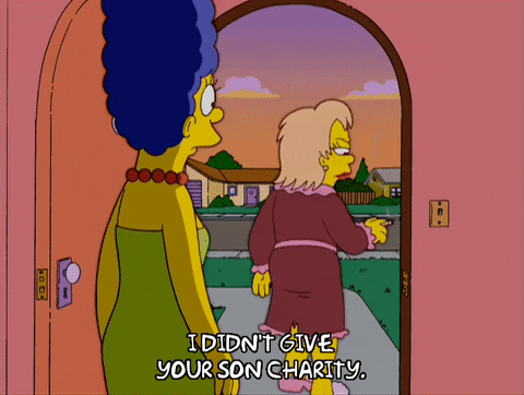 marge simpson smoking GIF