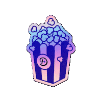 Holo Popcorn Sticker by Displate