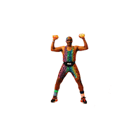 Mr Motivator Ginger Sticker by MOJU