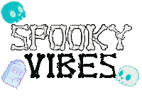 Spookyvibes Sticker by Micro Squad