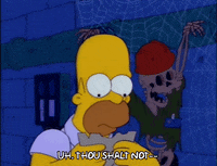 wondering homer simpson GIF