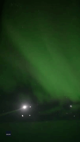 Stunning Green Aurora Over Antarctica