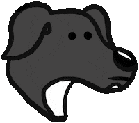 Dog Chien Sticker by Ruppert Tellac