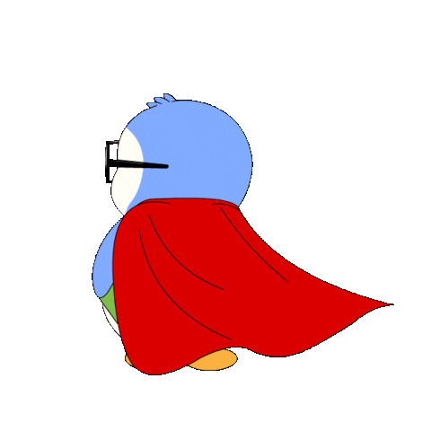 Penguin Learn Sticker by Pudgy Penguins