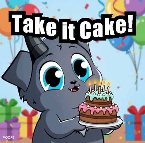 Happy Birthday Cake GIF