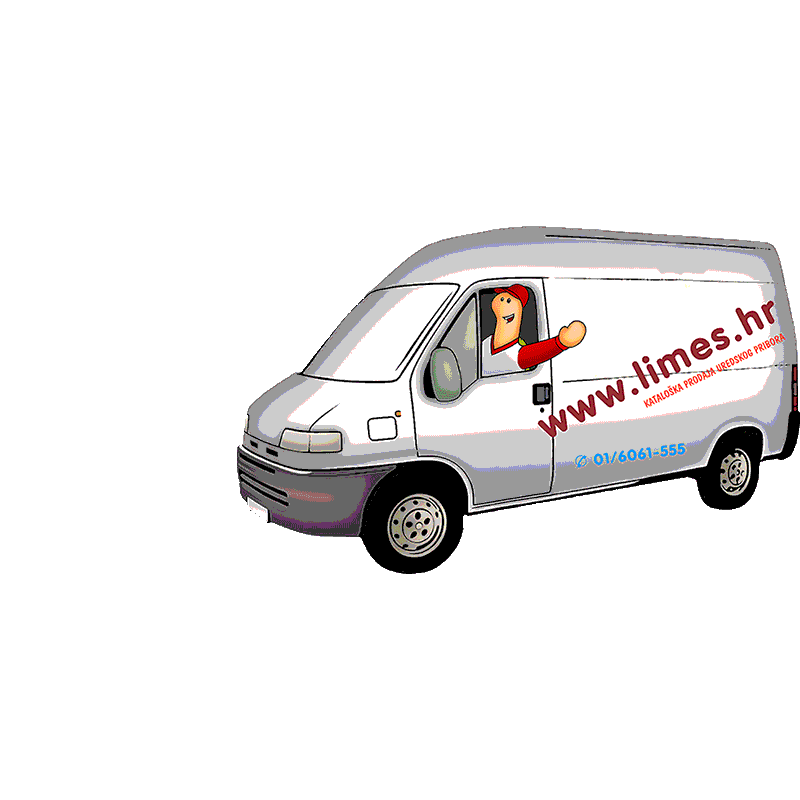 limesplus delivery driving drive van Sticker
