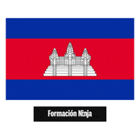 Cambodia Flag Sticker by Formación Ninja