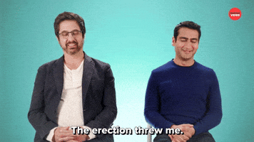 The Erection Threw Me