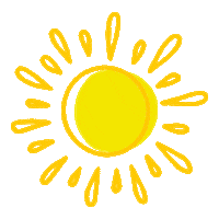 OskiaSkincare rainbow sun skincare orange Sticker