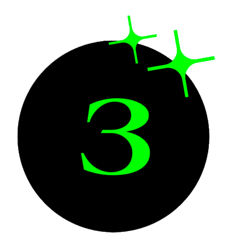 Number Numberthree Sticker