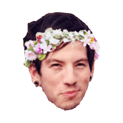 twenty-one-pilots flower STICKER by imoji