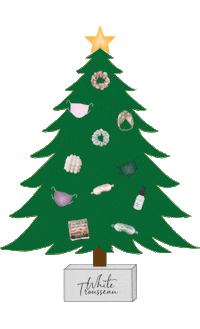 Christmas Tree Sticker by White Trousseau