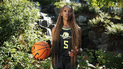 Womens Basketball Oregon GIF by GoDucks