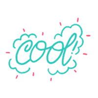Happy Lettering Sticker