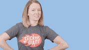 Shocked Here I Am GIF by StickerGiant