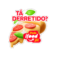 iFoodBR baby pizza bb namorados Sticker
