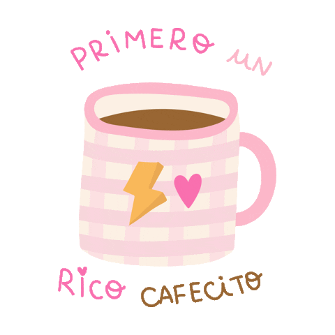 valeilustracion1 giphyupload taza cafecito valeilustracion Sticker