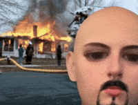 Fire House Burn GIF