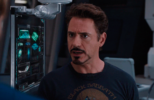 Iron Man Shrug GIF