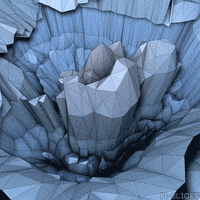 pislices loop 3d blue trippy GIF