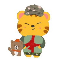 Kwon Soon Young Tiger Sticker