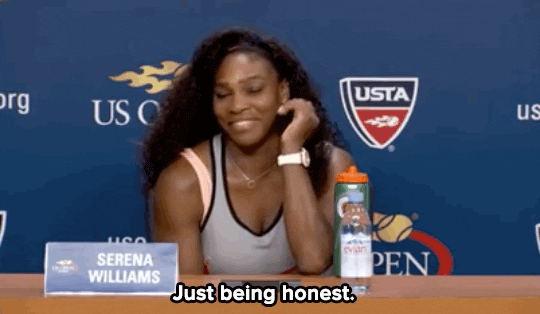Serena Williams Smile GIF by Mic