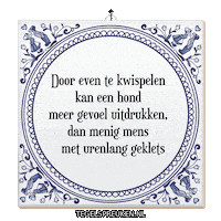 Hart Communicatie Sticker by Tegelspreuken.nl