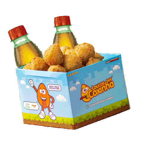 Eating Sticker by Loucos por Coxinha